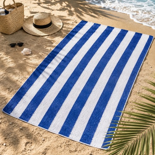 Telo mare cotone righe