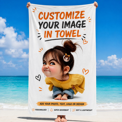 Telo mare personalizzato - , con