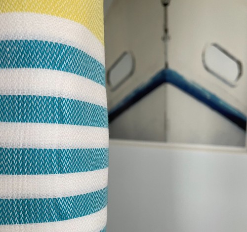 Telo mare turco giallo blu - giallo,