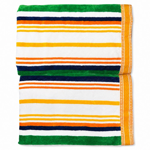 Telo mare multicolore righe - multicolore,