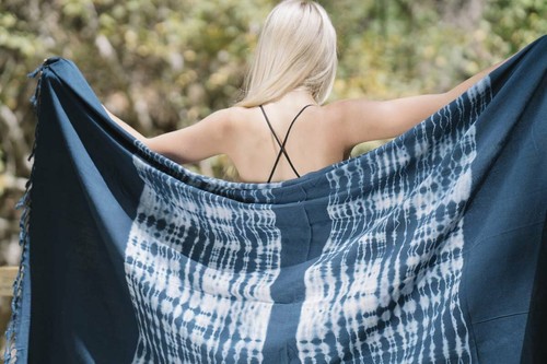 Telo mare shibori - telo, dye